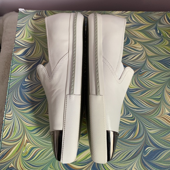 Miu Miu Metallic Cap-Toe Skate Sneaker - Picture 13 of 16